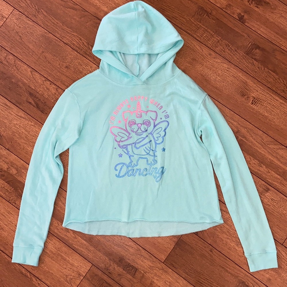 Justice Aqua Sweatshirt Hoodie